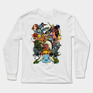 COMICS CHARACTER TEAM Long Sleeve T-Shirt